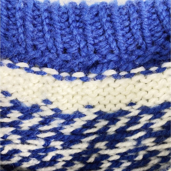 Vintage fair Isle hand knit chunky sweater - Picture 7 of 7